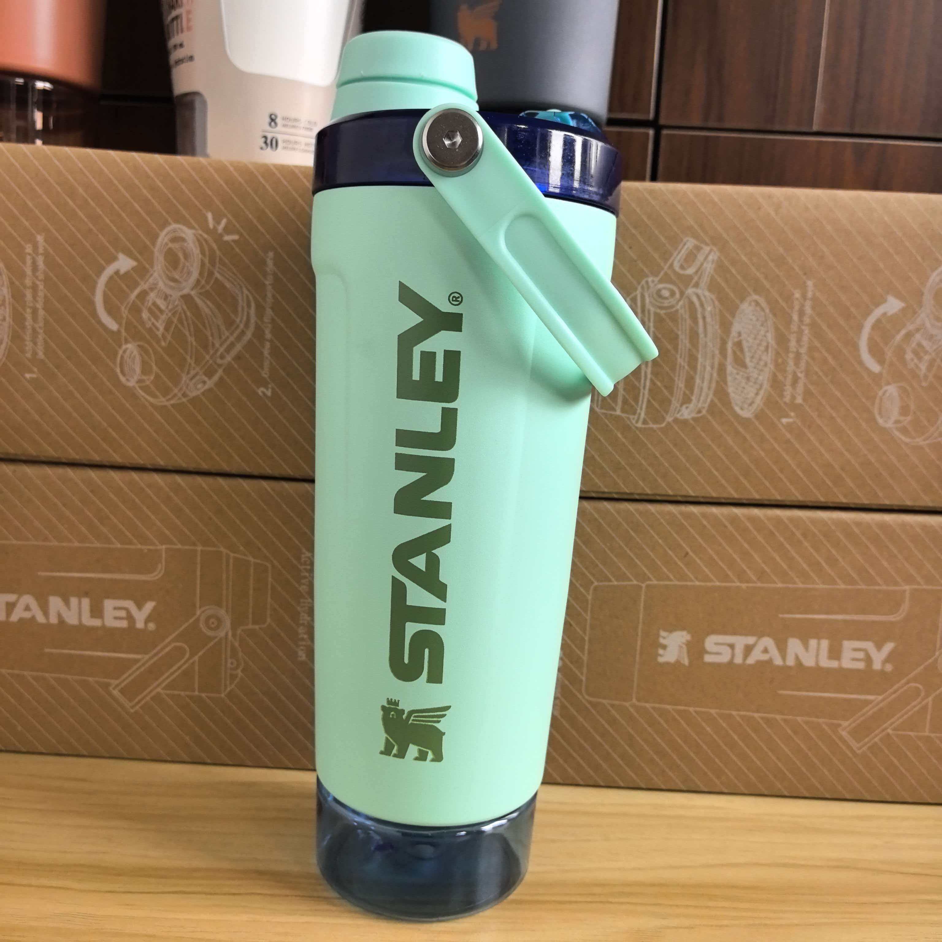 20oz 591ml Shaker Bottle Insulated Stainless Steel - Shaker Cups for Protein Shakes and Meal Replacement with logo