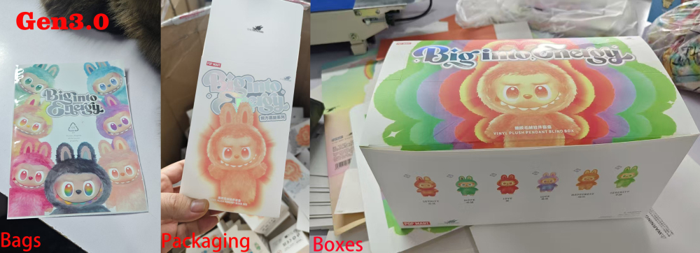 POP MART Big into Energy Series-Vinyl Plush Pendant Blind Box, Blind Box Figures, Random Design Action Figures Collectible Toys Home Decorations