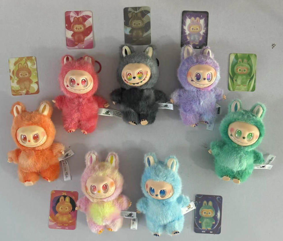 POP MART Big into Energy Series-Vinyl Plush Pendant Blind Box, Blind Box Figures, Random Design Action Figures Collectible Toys Home Decorations