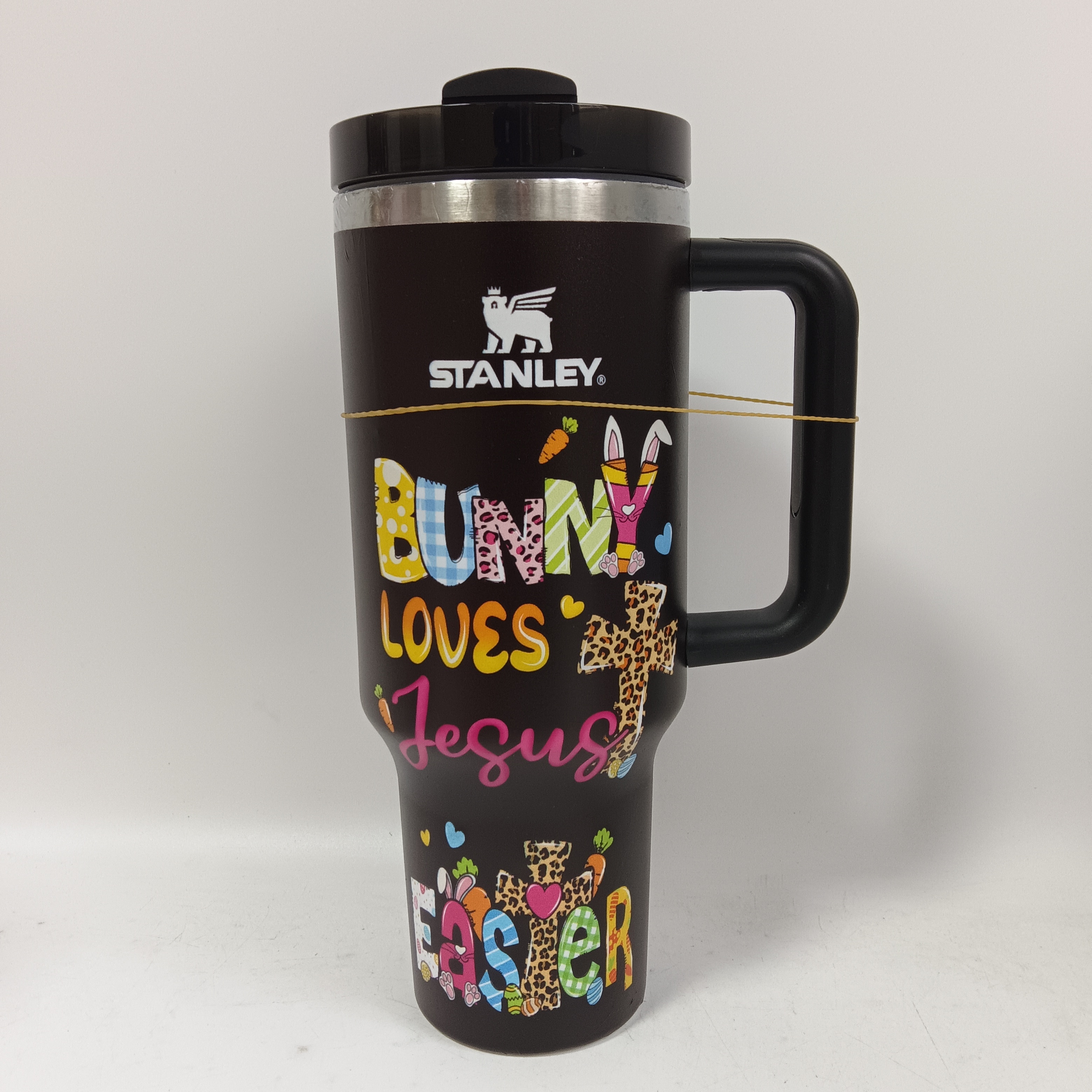 20 Pack China Warehouse Quencher H2.0 Powder Coat 40oz Tumbler with Handle and logo for easter