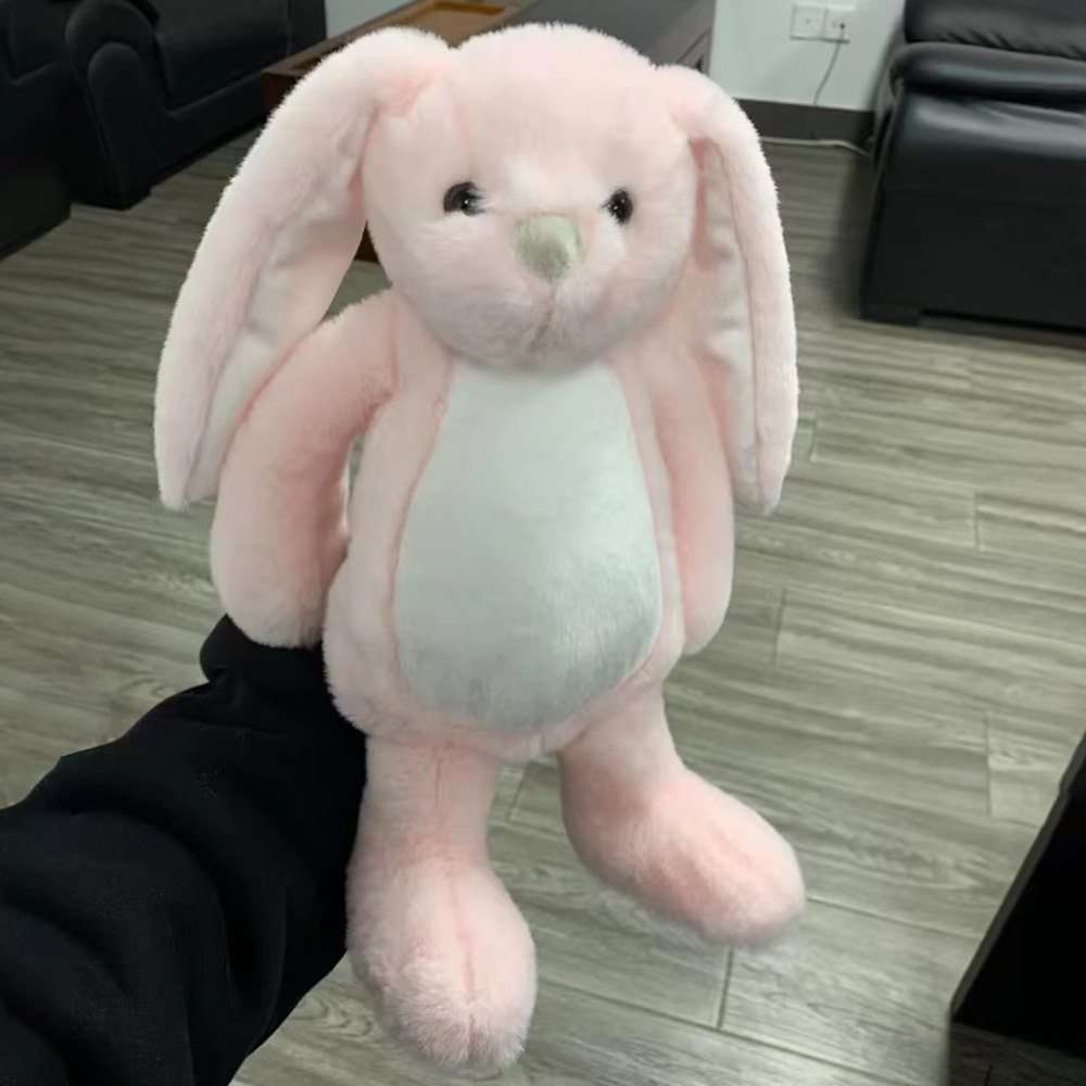 30cm Sublimation Bunny for Easter– DIY Plush Stuffed Animal – Personalize with Heat Press, HTV, Vinyl – Easter, Baby Shower, Birthday Gift – Soft RabbitBunny Easter Gift
