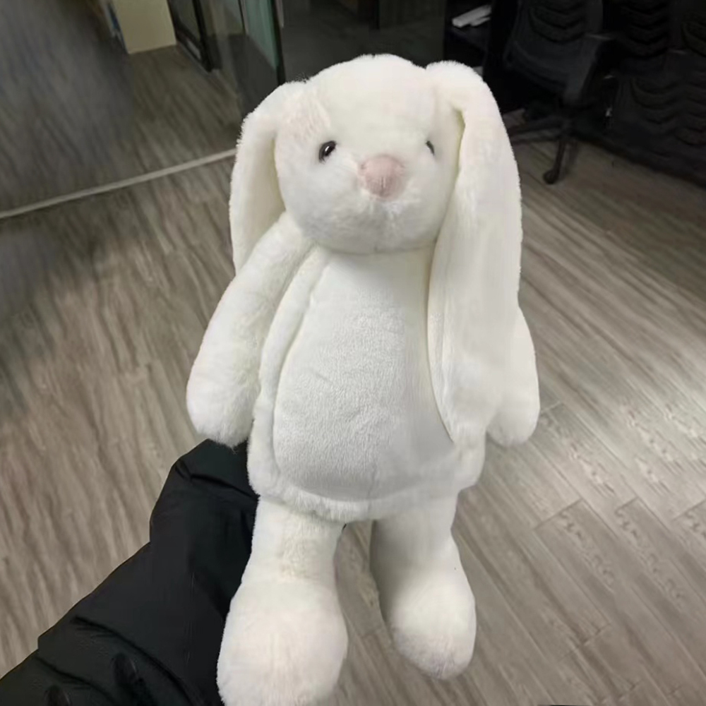 30cm Sublimation Bunny for Easter– DIY Plush Stuffed Animal – Personalize with Heat Press, HTV, Vinyl – Easter, Baby Shower, Birthday Gift – Soft RabbitBunny Easter Gift