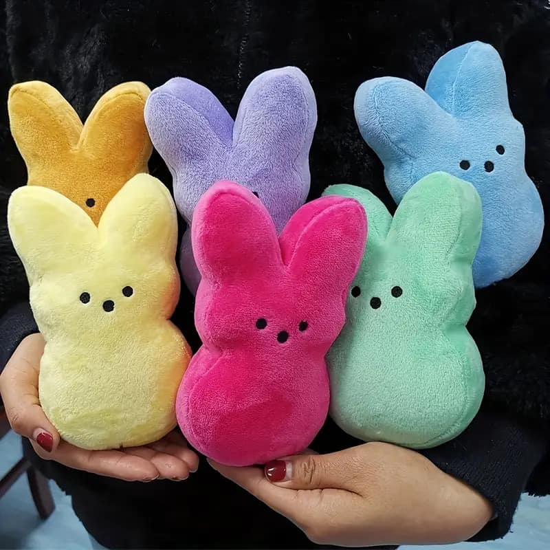 25cm 10inch big size blanks Easter Peeps mixed color Plush toy can be customized with name for Kids Girls Boys