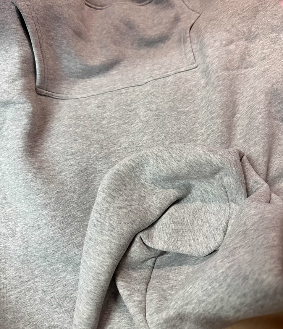 High qualitity Men's Autumn/Winter Hoodie, Loose Fit, Fleece Lined, American Trendy Brand, 350gsm for Heat Transfer Print