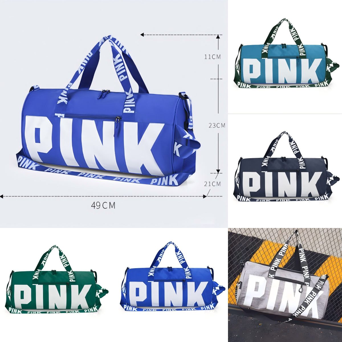 Duffle Bag Women Sport Gym Duffle Travel Bag with Handle Travel Weekend Bag with Wet Pocket for Swimming Business Trips