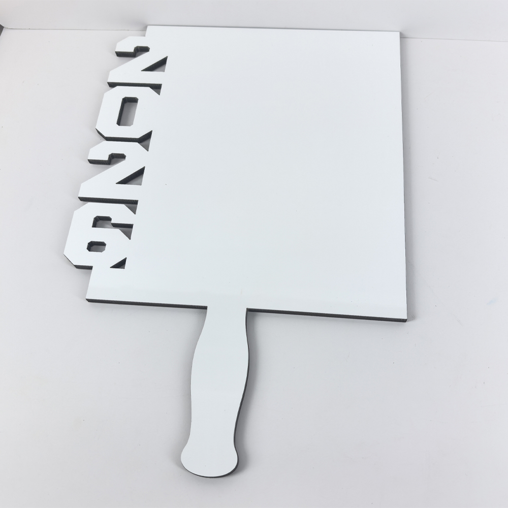 Large Graduation Double side Sublimation Blanks Fans 11.81 x7.87Inches Class of 2026 DIY Blank Paddle Fans Gifts for Graduation Celebration Party(2026)