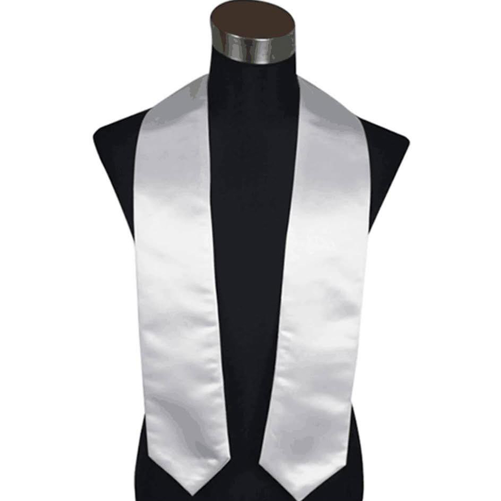 72 Inch Graduation Stole Sublimation Plain Honor Stole Blank Unisex Adult