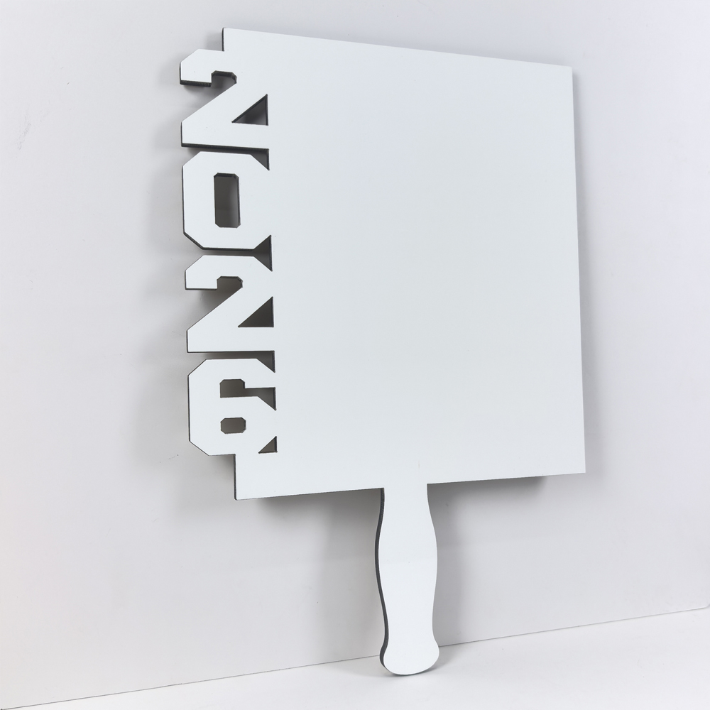 Large Graduation Double side Sublimation Blanks Fans 11.81 x7.87Inches Class of 2026 DIY Blank Paddle Fans Gifts for Graduation Celebration Party(2026)