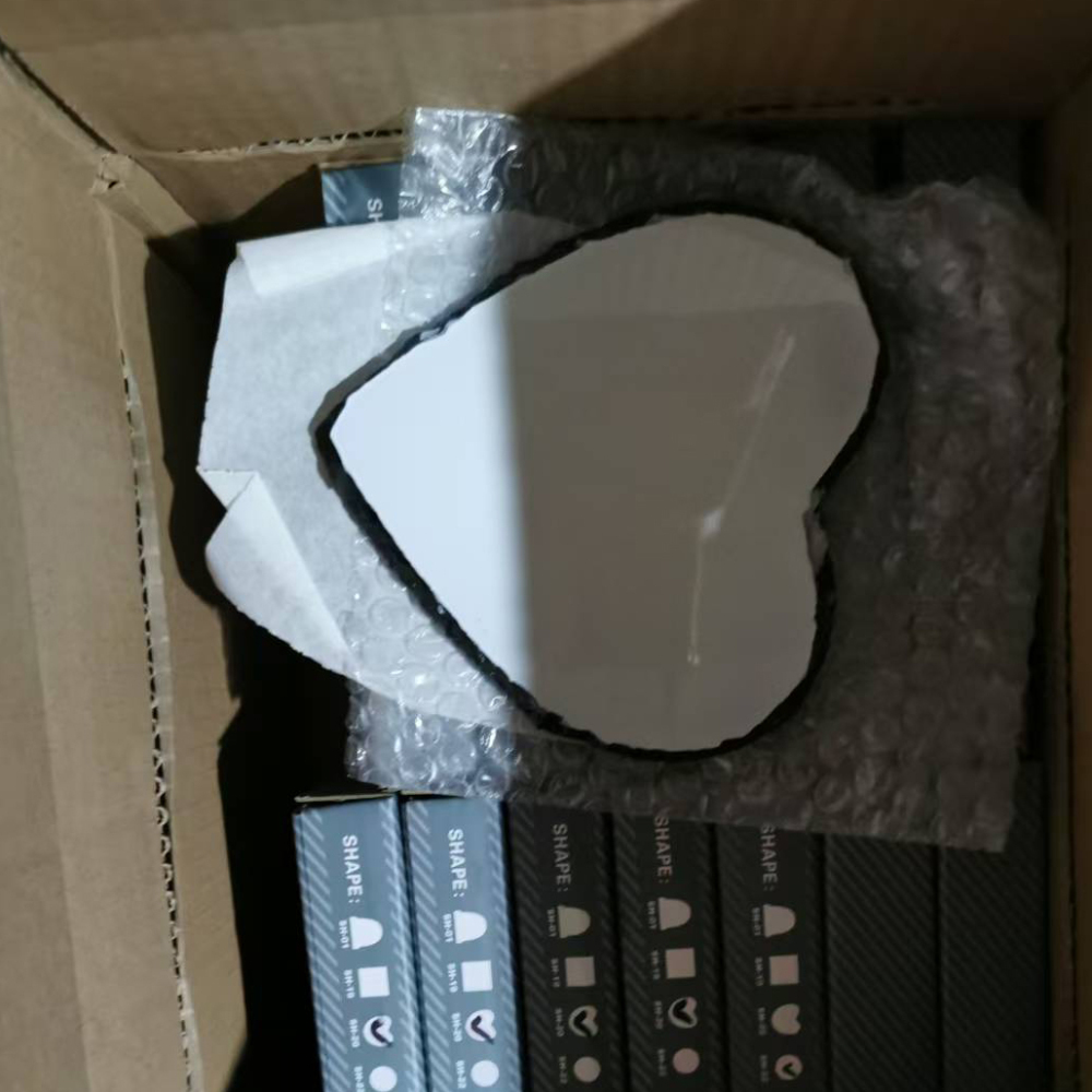 45 Pack  Sublimation mixed Blanks Stone Slate 5.9Inch with Display Stand Decoration