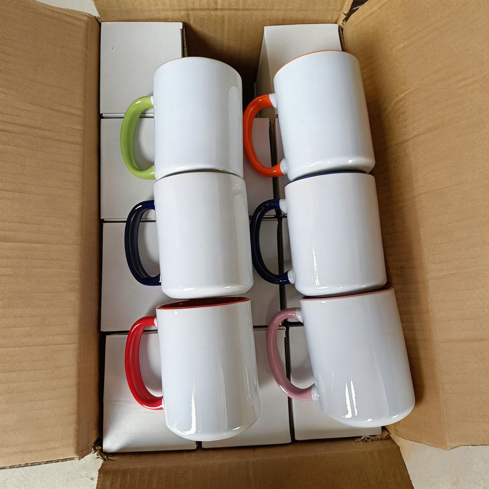 36pack Sublimation Mugs 15 oz Sublimation Cups Bulk Coffee Mugs  Sublimamation 6  Colors mixed