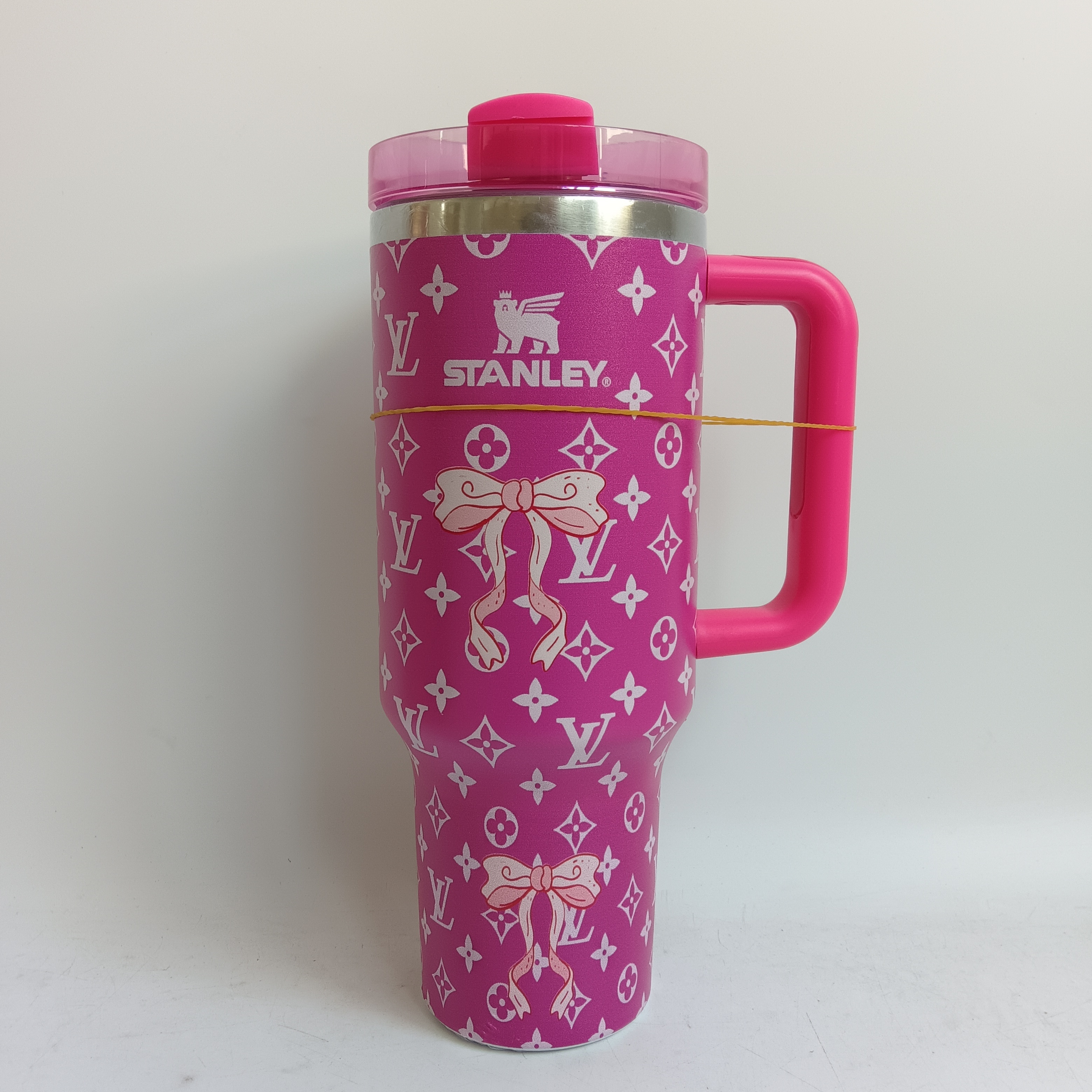 20 Pack China Warehouse 40oz Quencher Stanley Tumblers with Bow