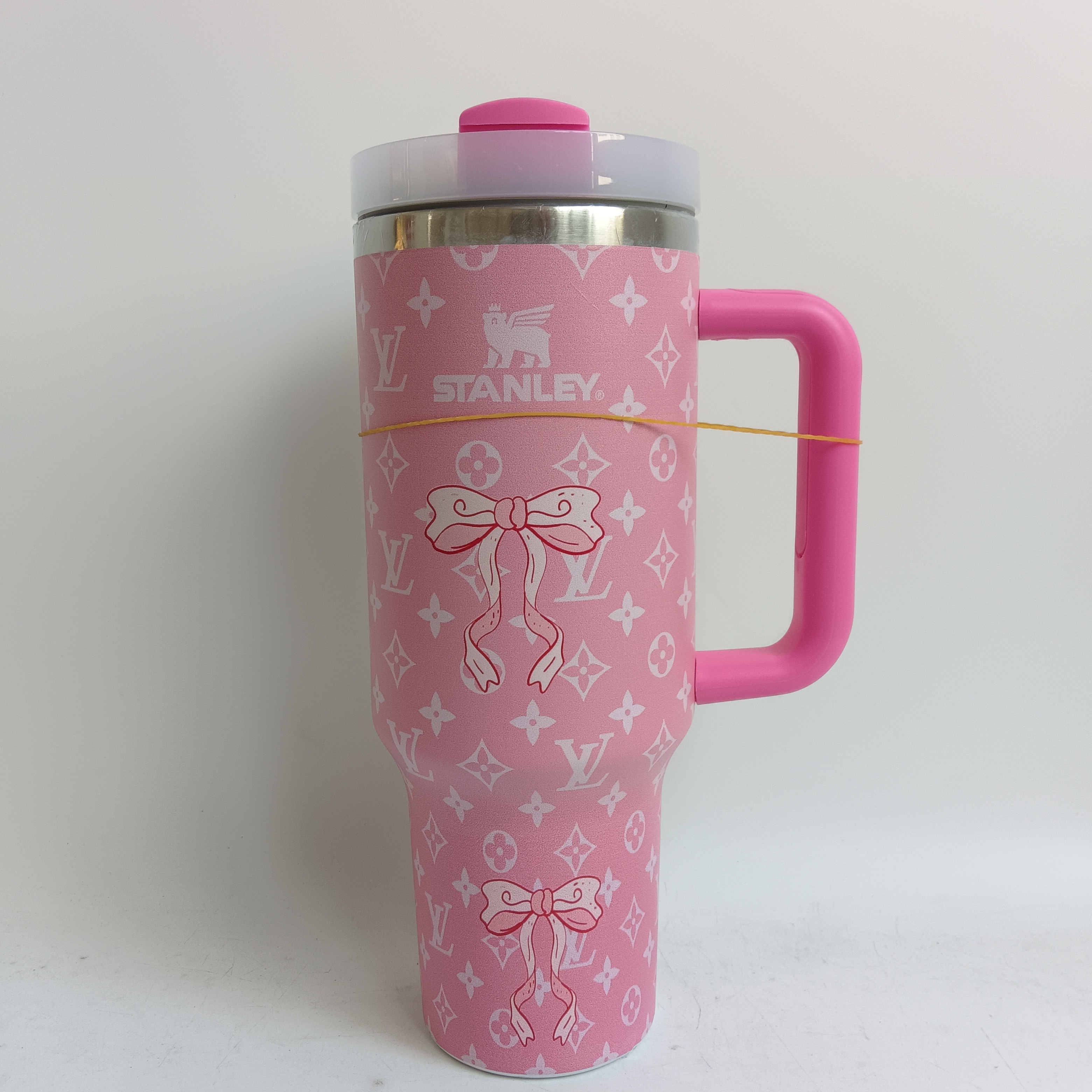 20 Pack China Warehouse 40oz Quencher Stanley Tumblers with Bow