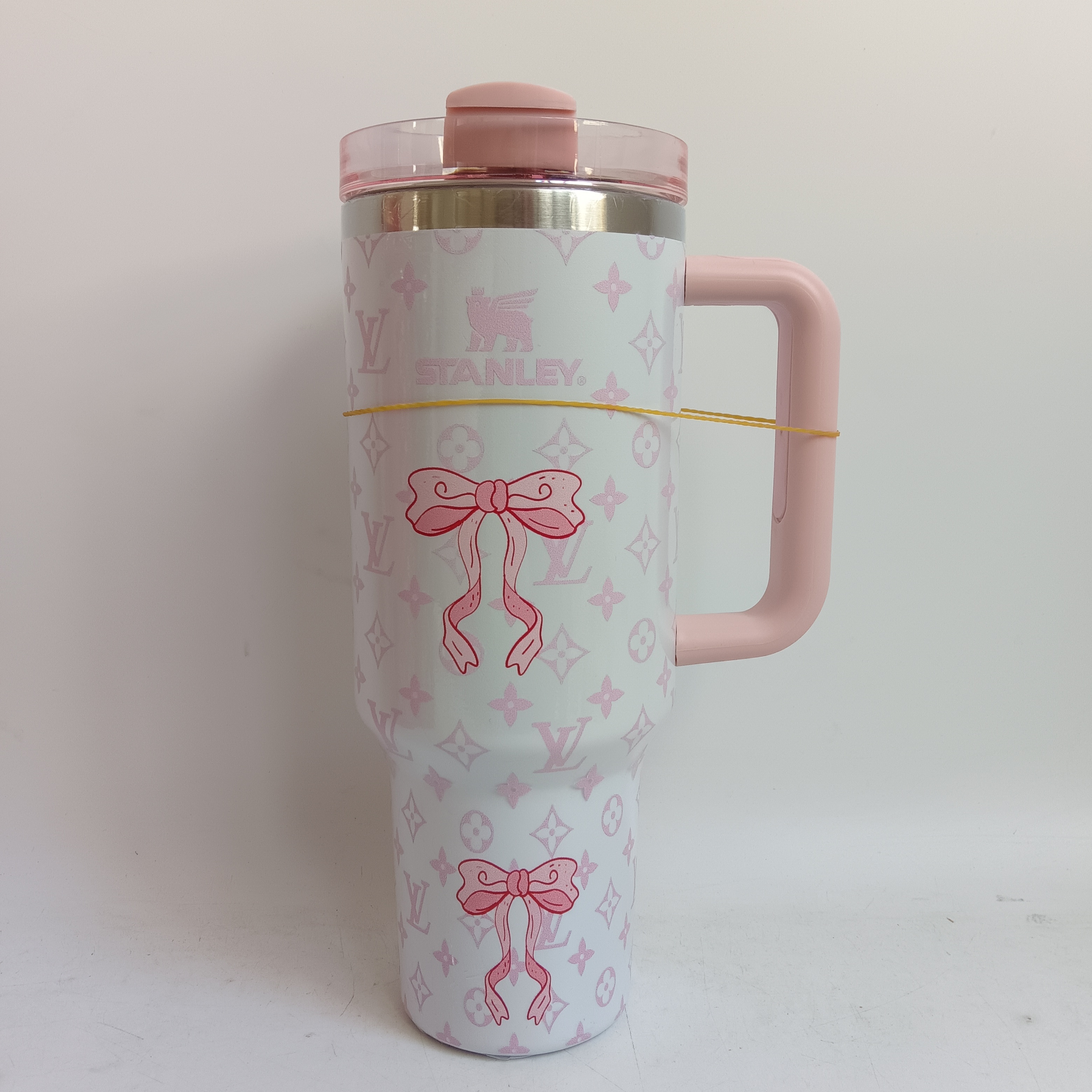 20 Pack China Warehouse 40oz Quencher Stanley Tumblers with Bow