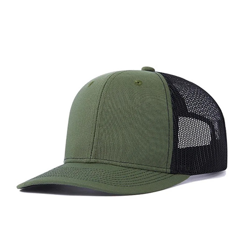 Richardson 112 Style Mesh Blank Solid Color Sunshade Hat Summer Breathable Baseball Cap Trucker Hat Suitable for embroidery