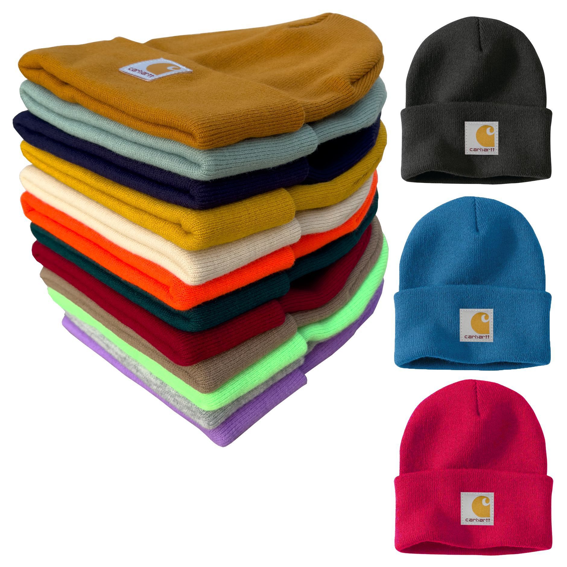 25pack RTS Hot Sale Winter Beanies Neutral Leopard Print and solid colors