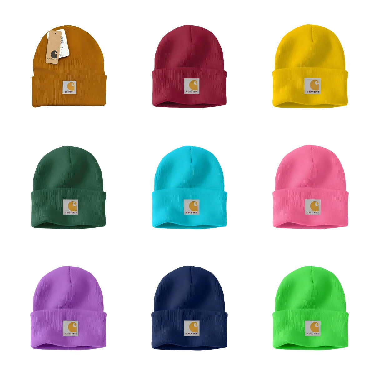 25pack RTS Hot Sale Winter Beanies Neutral Leopard Print and solid colors