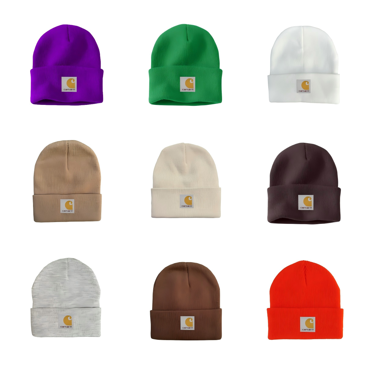 25pack RTS Hot Sale Winter Beanies Neutral Leopard Print and solid colors