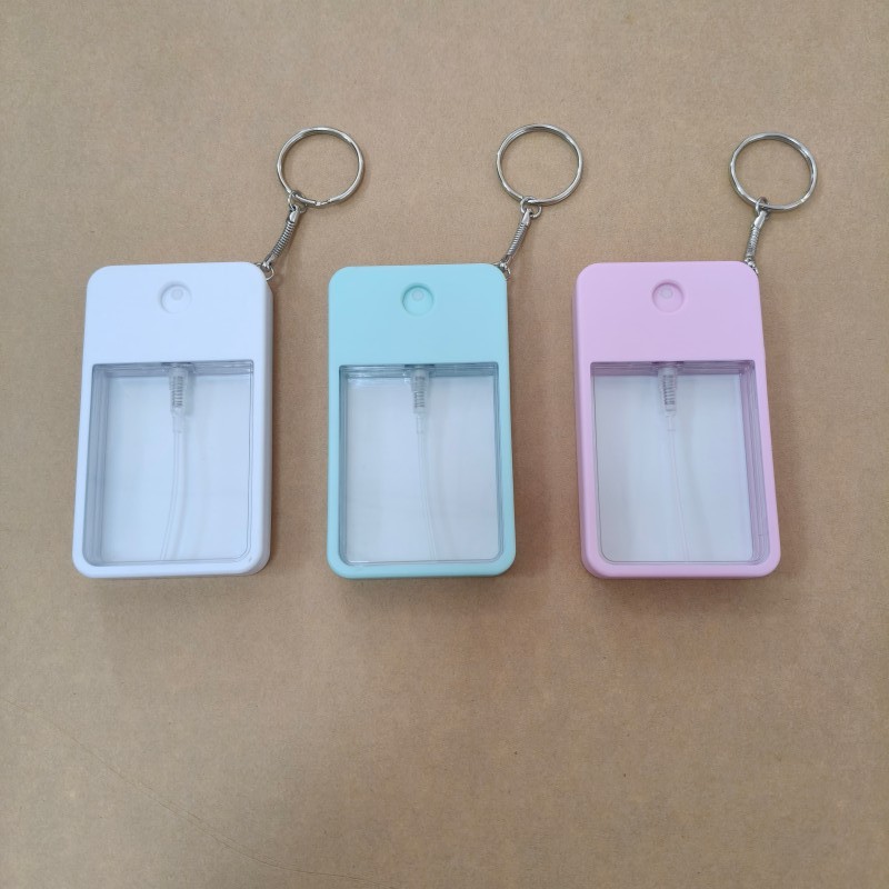30ml/1oz Sublimation perfume hand spray bottle hand sanitizer with sublimation aluminum sheet double-sided printing, reusable sublimation perfume box, press-type perfume dispenser