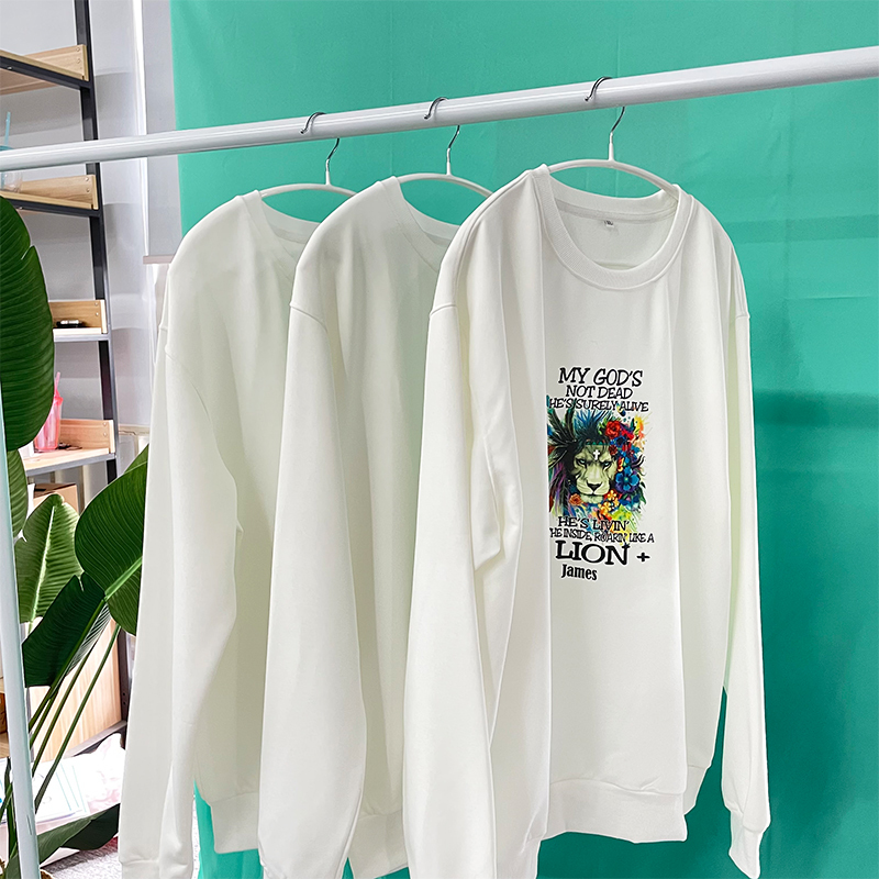 Sublimation Sweatshirts, US Sizes L-5X  100% polyester