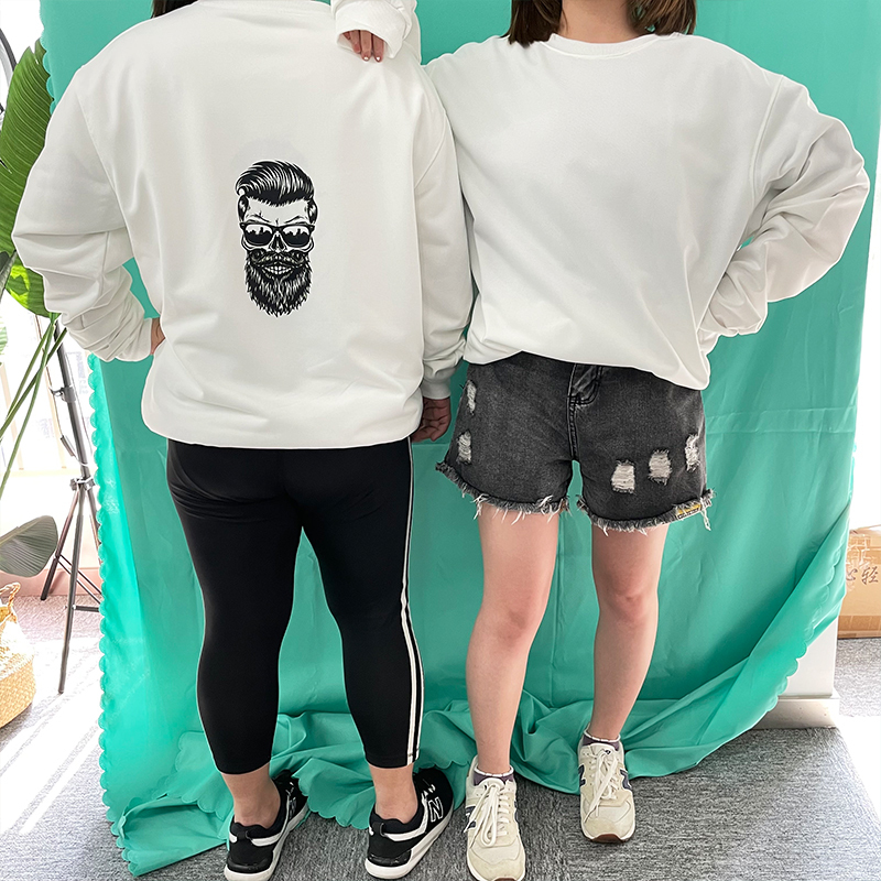Sublimation Sweatshirts, US Sizes L-5X  100% polyester
