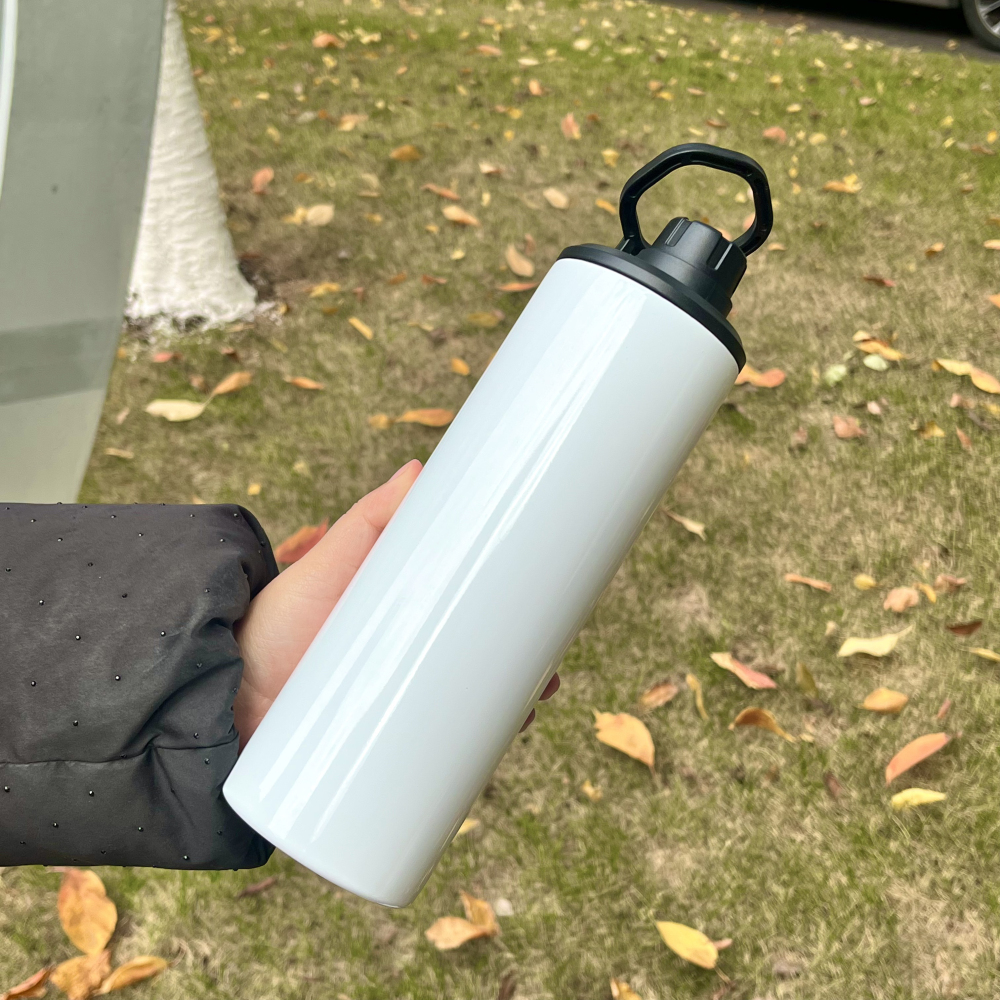 25pack 20oz Straight Sublimation Sport  water bottle Tumbler dual Lids  with color lids and straw