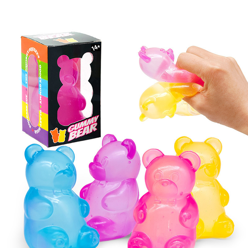 Needoh Bear Maltose Pinch Decompression Ball Squeeze Toy — Slow Rebound (Hot Seller)