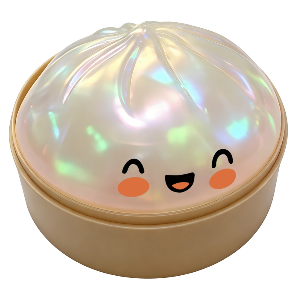 Squishy Dumpling Stress Balls for Adults, Dumpling Squishy Toys for Kids, Dumpling Fidget Sensory Toy, Squeeze Dough Ball Stress Relief Toy, Stretchy Stress Ball Squish Toys for ADHD