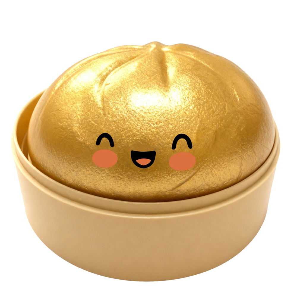 Squishy Dumpling Stress Balls for Adults, Dumpling Squishy Toys for Kids, Dumpling Fidget Sensory Toy, Squeeze Dough Ball Stress Relief Toy, Stretchy Stress Ball Squish Toys for ADHD