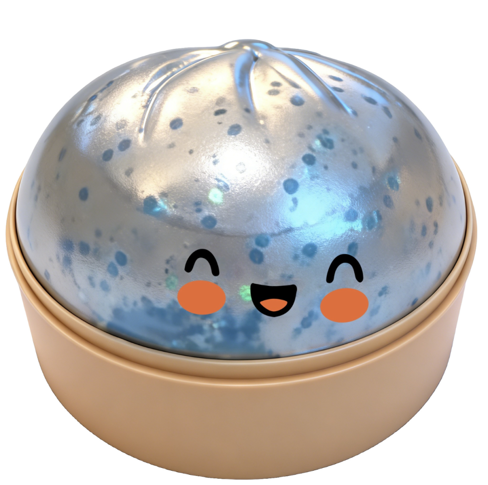 Squishy Dumpling Stress Balls for Adults, Dumpling Squishy Toys for Kids, Dumpling Fidget Sensory Toy, Squeeze Dough Ball Stress Relief Toy, Stretchy Stress Ball Squish Toys for ADHD