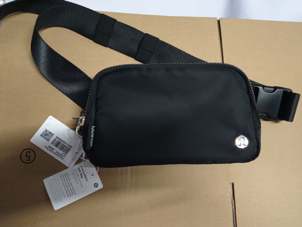Hot Sale Lulu Lemon Belt Bag, Mixed Color, Two-Way Zipper Nylon Everywhere Fanny Pack for Women