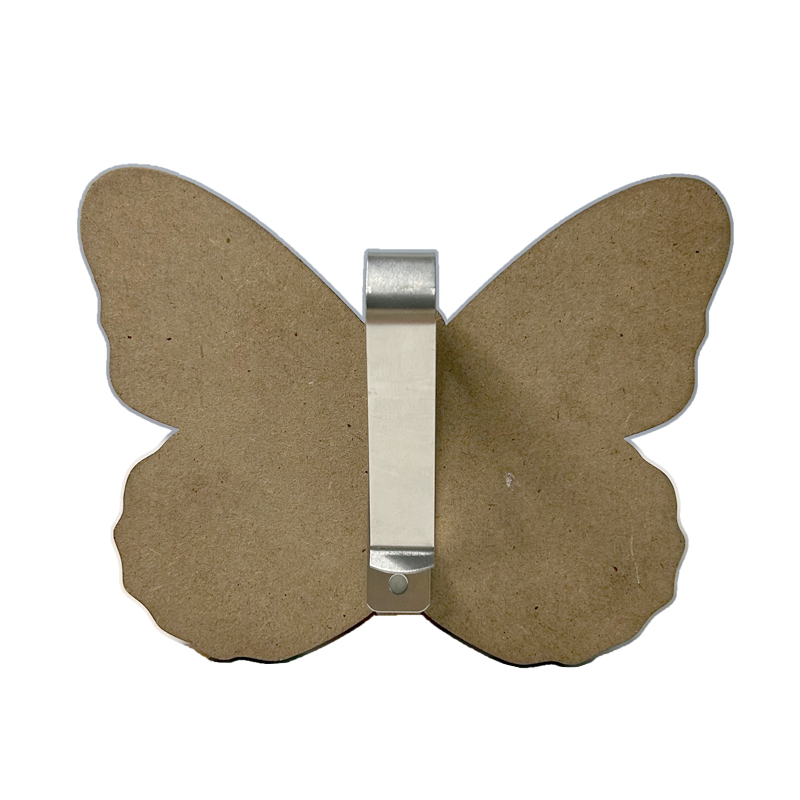 25pack Butterfly Car Visor Photo Clip for Sublimation Blanks, MDF Butterfly Sublimation Car Picture Photo Frame Blank with Clips for Easy Display, Suitable for Adding Family or Personal Photos