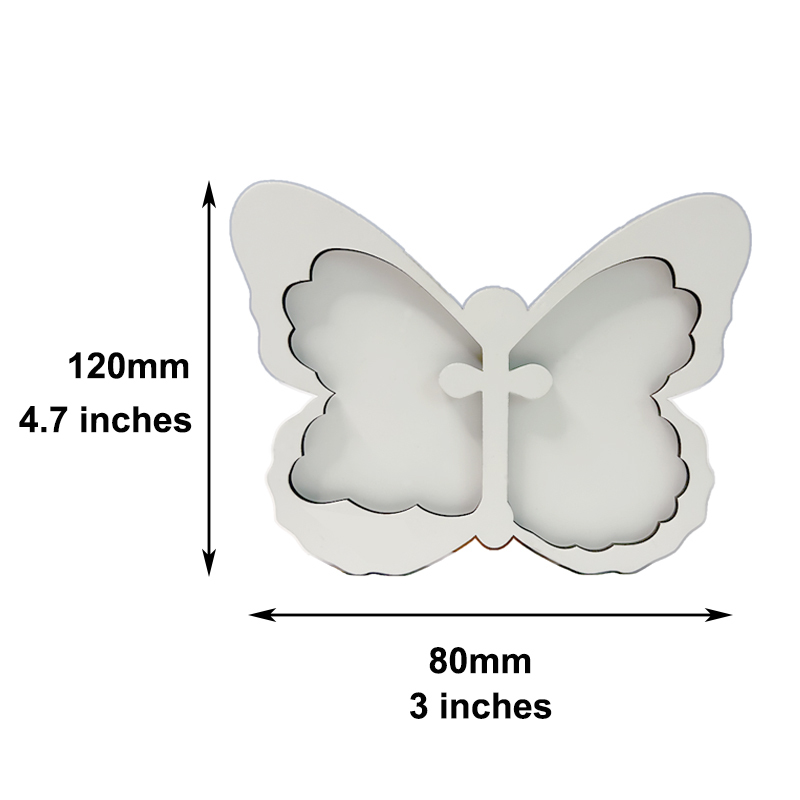 25pack Butterfly Car Visor Photo Clip for Sublimation Blanks, MDF Butterfly Sublimation Car Picture Photo Frame Blank with Clips for Easy Display, Suitable for Adding Family or Personal Photos