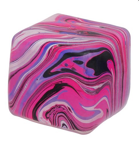 Squishy cubes Stress Balls ,  Squishy Toys for Kids, cubes Fidget Sensory Toy, Squeeze Dough Ball Stress Relief Toy, Stretchy Stress Ball Squish Toys for ADHD