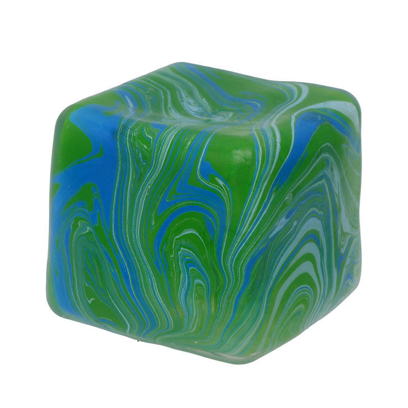 Squishy cubes Stress Balls ,  Squishy Toys for Kids, cubes Fidget Sensory Toy, Squeeze Dough Ball Stress Relief Toy, Stretchy Stress Ball Squish Toys for ADHD