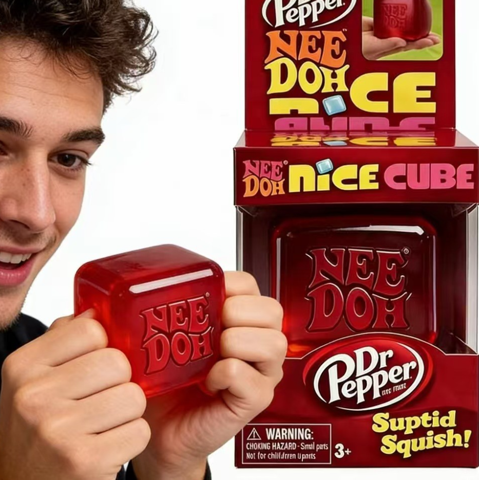 Squishy Cubes Stress Cubes for Adults, Cubes Squishy Toys for Kids, Cubes Fidget Sensory Toy, Squeeze Dough Ball Stress Relief Toy, Stretchy Stress Ball Squish Toys for ADHD