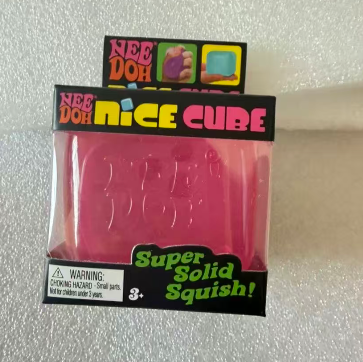 Squishy Cubes Stress Cubes for Adults, Cubes Squishy Toys for Kids, Cubes Fidget Sensory Toy, Squeeze Dough Ball Stress Relief Toy, Stretchy Stress Ball Squish Toys for ADHD