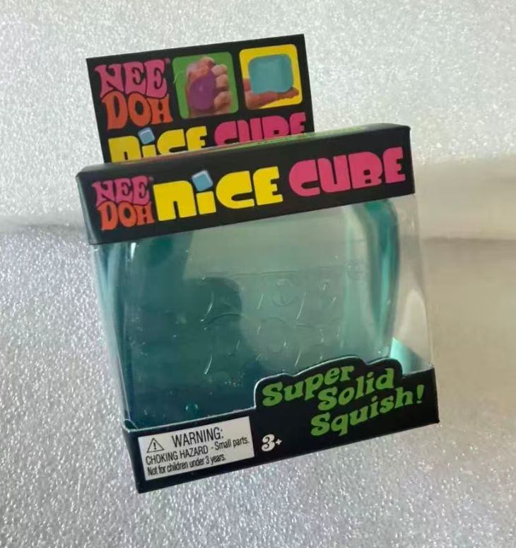 Squishy Cubes Stress Cubes for Adults, Cubes Squishy Toys for Kids, Cubes Fidget Sensory Toy, Squeeze Dough Ball Stress Relief Toy, Stretchy Stress Ball Squish Toys for ADHD