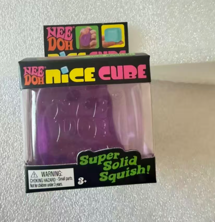 Squishy Cubes Stress Cubes for Adults, Cubes Squishy Toys for Kids, Cubes Fidget Sensory Toy, Squeeze Dough Ball Stress Relief Toy, Stretchy Stress Ball Squish Toys for ADHD