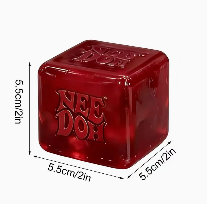 Squishy Cubes Stress Cubes for Adults, Cubes Squishy Toys for Kids, Cubes Fidget Sensory Toy, Squeeze Dough Ball Stress Relief Toy, Stretchy Stress Ball Squish Toys for ADHD