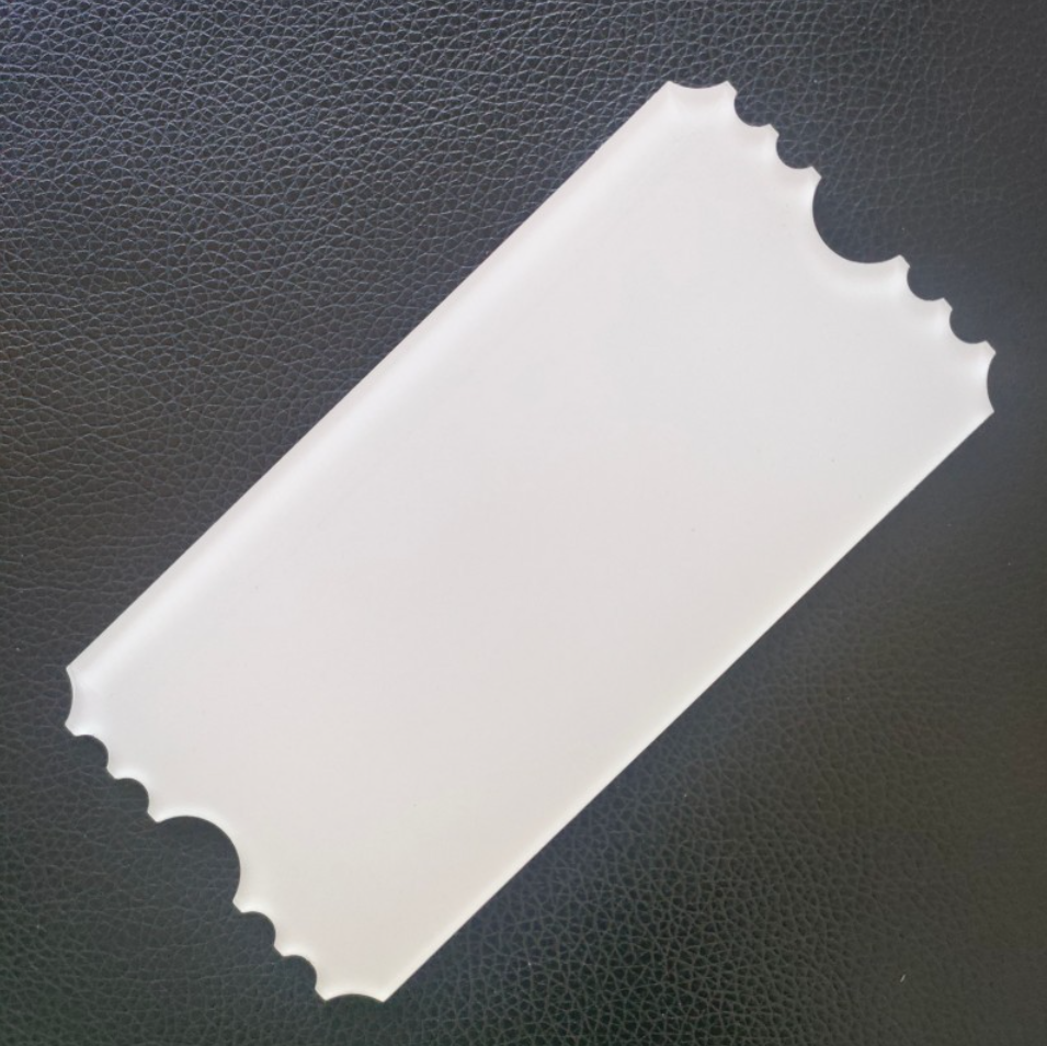 Blank acrylic Sublimation blank tickets, Sublimation concert tickets,  concert tickets, wedding beverage tickets single-sided DIY tickets