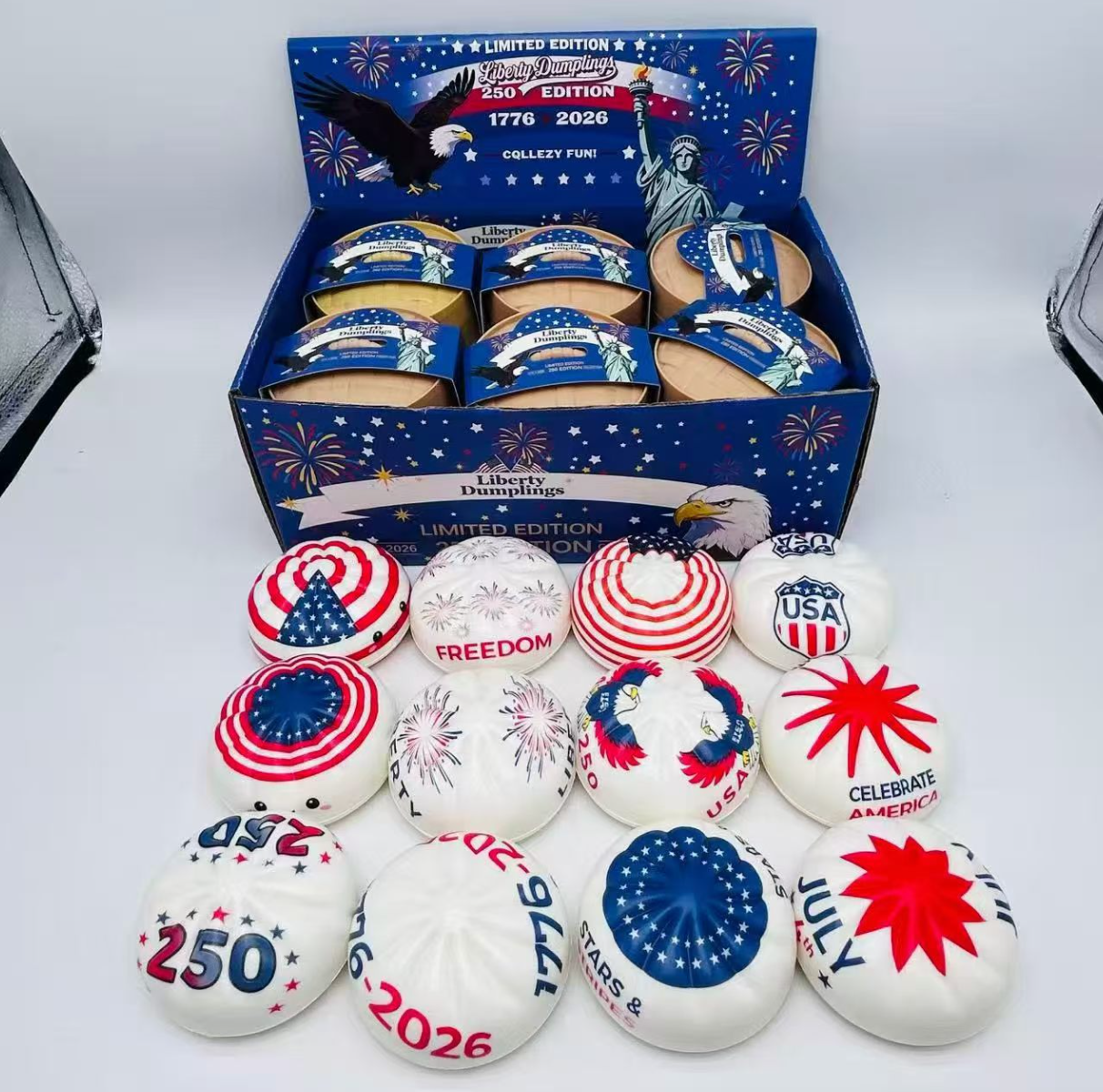 250th anniversary Squishy Toys – Slow Rise Stress Relief Squishies for Kids & Adults