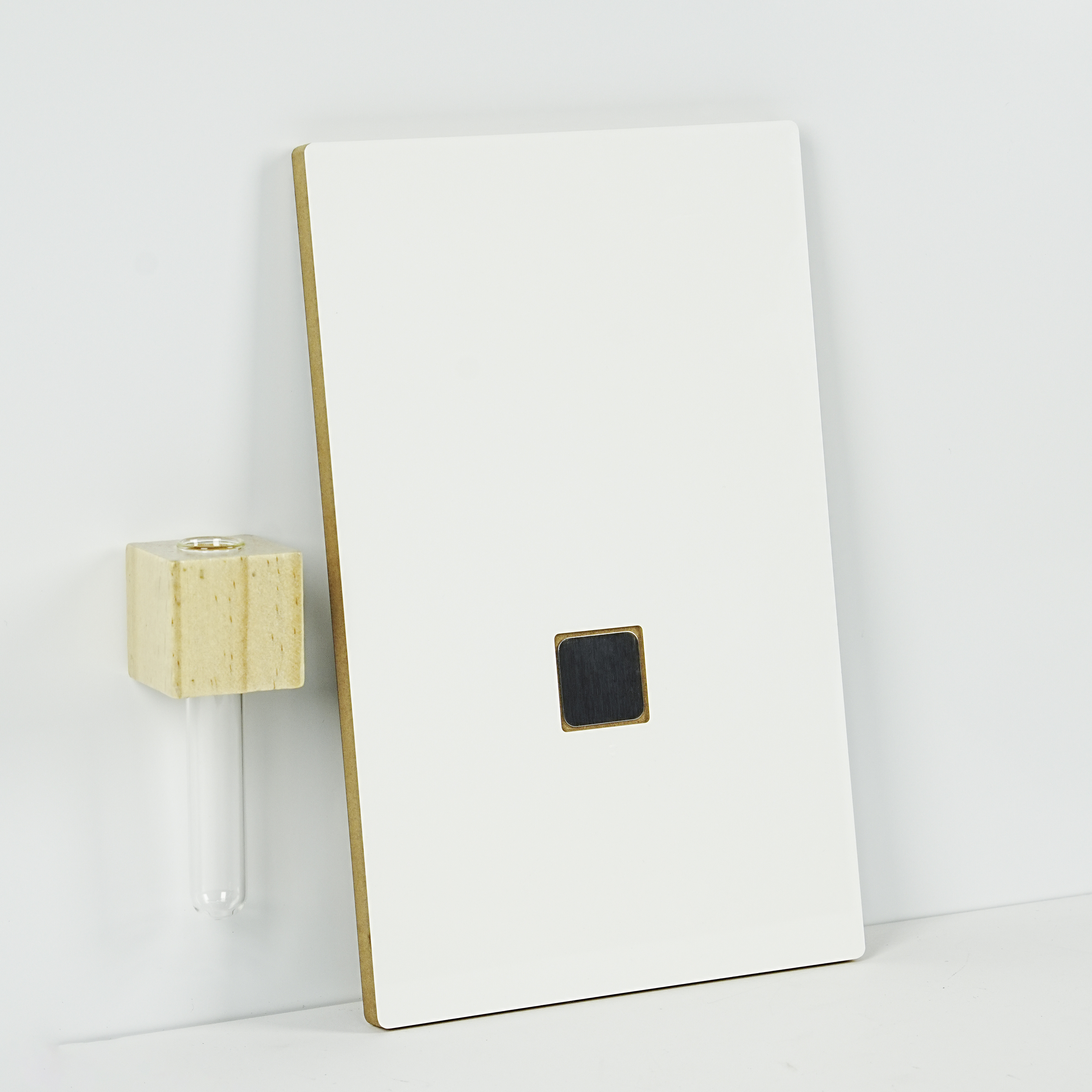 Premium MDF Sublimation Vase Photo Panel – Vibrant Print & Real Flower Holder