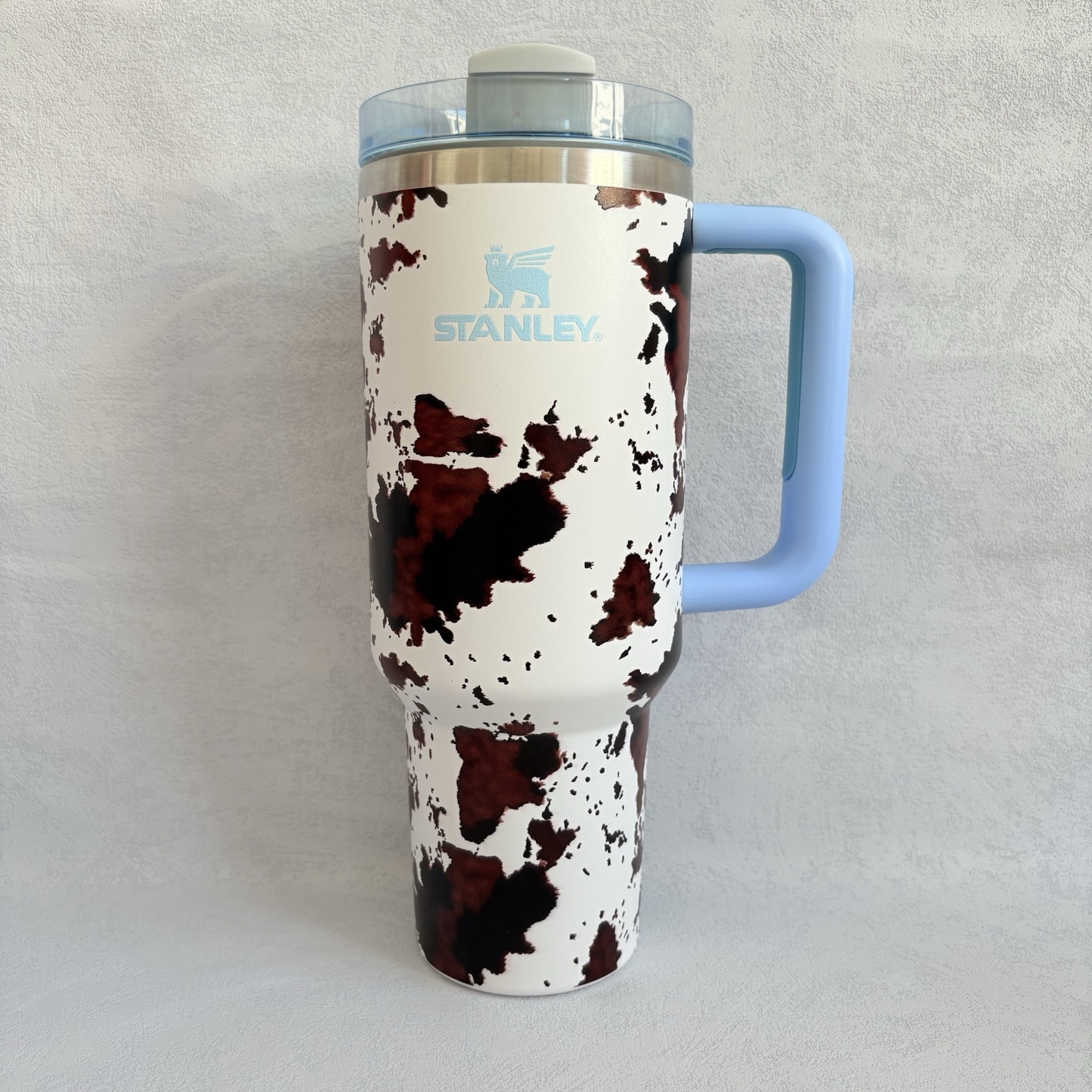 Quencher H2.0 Tumbler with Handle and Straw 40 oz | Cup Holder Compatible for Travel | Insulated Stainless Steel Cup | BPA-Free | Lilac
