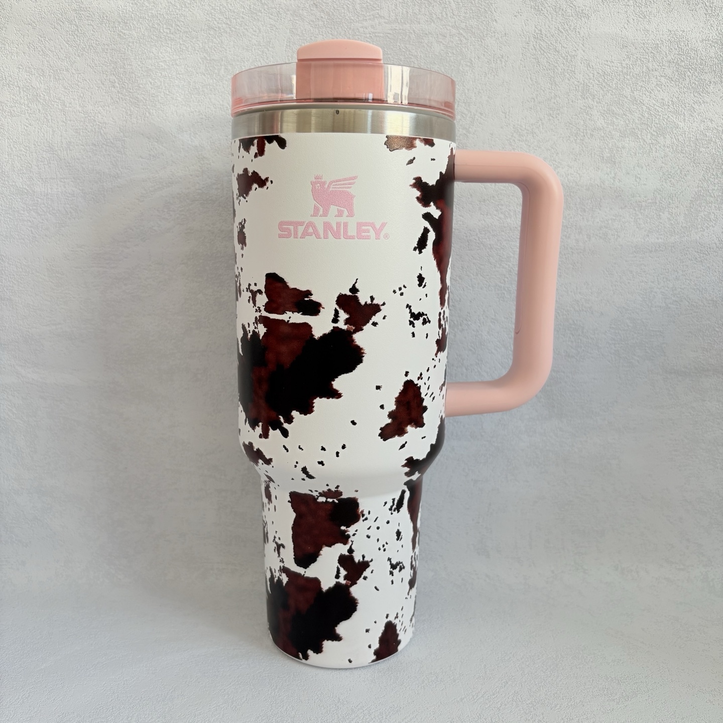 Quencher H2.0 Tumbler with Handle and Straw 40 oz | Cup Holder Compatible for Travel | Insulated Stainless Steel Cup | BPA-Free | Lilac