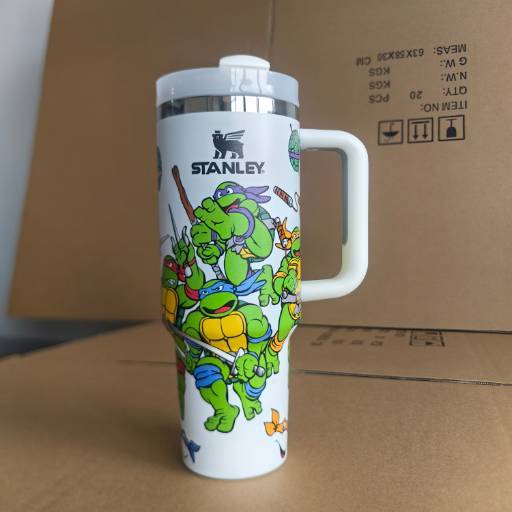 20 Pack China Warehouse 40oz Quencher Stanley Tumblers with Turtles