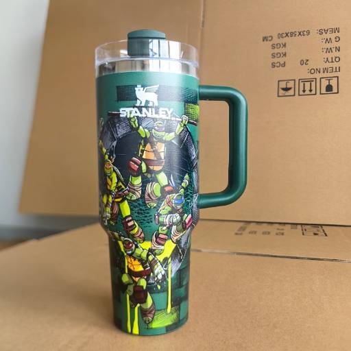 20 Pack China Warehouse 40oz Quencher Stanley Tumblers with Turtles