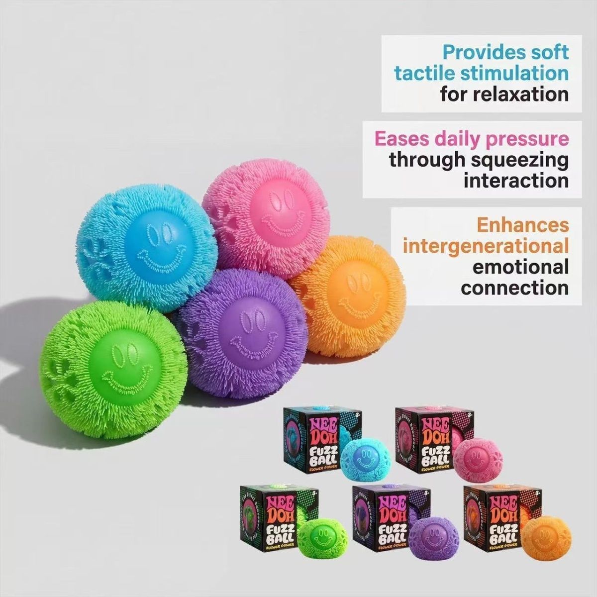 Squishy fuzz ball  Squishy fuzz ball  Toys with box