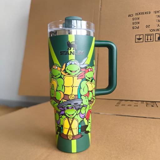 20 Pack China Warehouse 40oz Quencher Stanley Tumblers with Turtles