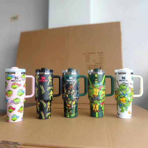 20 Pack China Warehouse 40oz Quencher Stanley Tumblers with Turtles