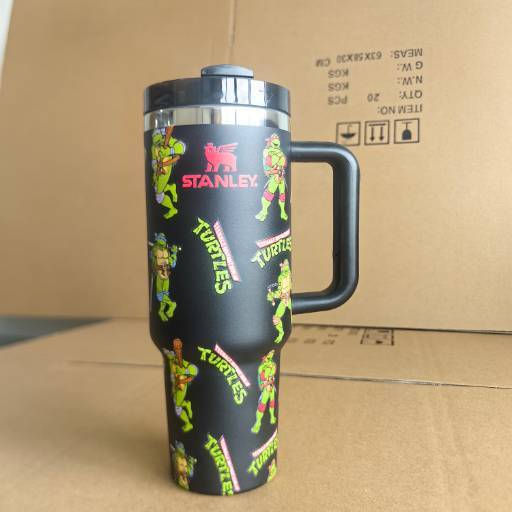 20 Pack China Warehouse 40oz Quencher Stanley Tumblers with Turtles